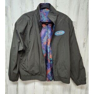 Vintage USA Olympics Jacket Men XL MultiColor JC Penney Reversible Windbreaker